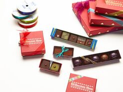 Open chocolate boxes